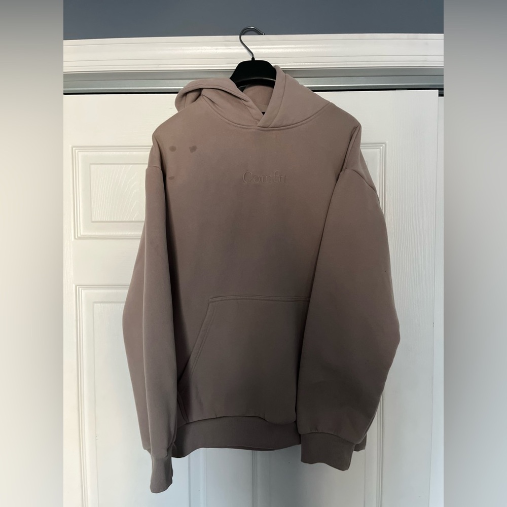 Cream Pullover Hoodie and Joggers Soft Fabric